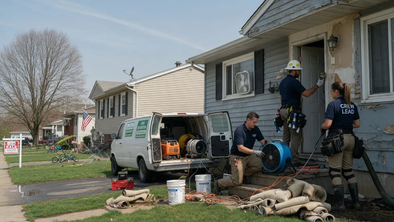 Flood Cleanup in Sheffield, IL near me